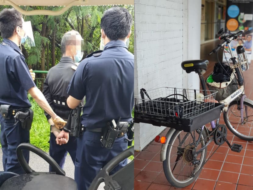 The police said that the 61-year-old fled the scene on his bicycle before the police’s arrival. Police officers then quickly established his identity and arrested him within 1.5 hours of the incident.