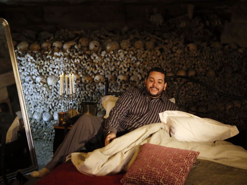 Breakfast with skulls: Halloween night in Paris Catacombs
