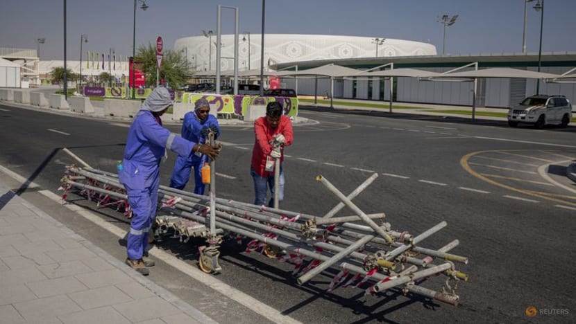 In a stadium of their own, migrant workers say their sweat made World Cup happen In a stadium of their own, migrant workers say their sweat made World Cup happen