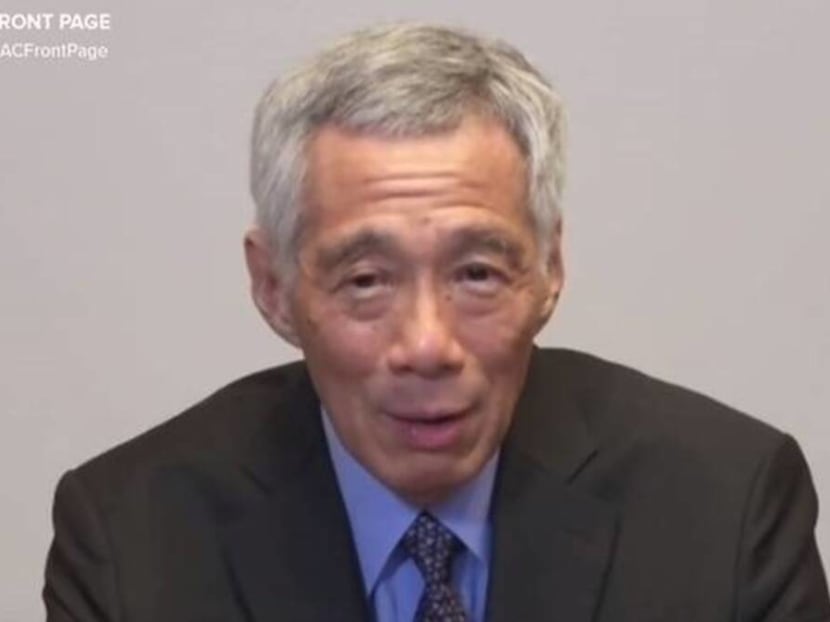 Prime Minister Lee Hsien Loong speaking at a virtual dialogue with the Atlantic Council on July 28, 2020. Prime Minister Lee Hsien Loong speaking at a virtual dialogue with the Atlantic Council on July 28, 2020.