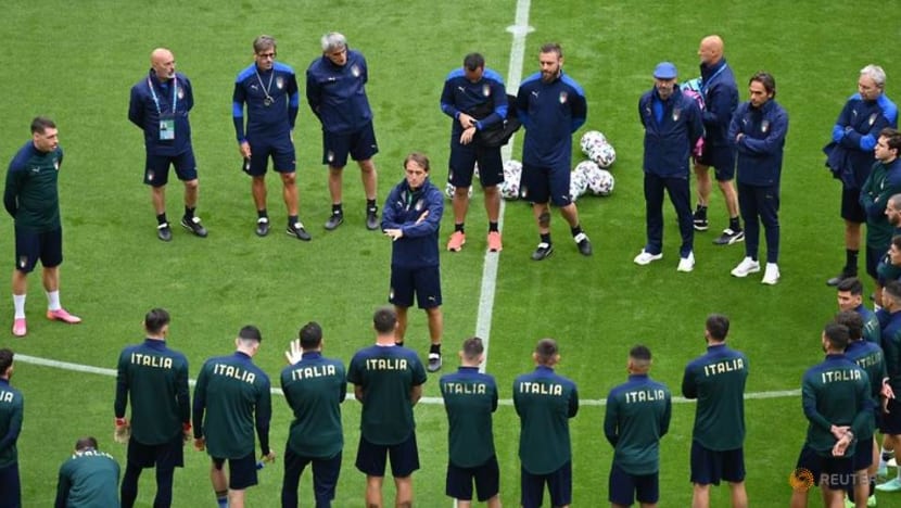 Football: We play our own game against Belgium, says Italy's Mancini Football: We play our own game against Belgium, says Italy's Mancini