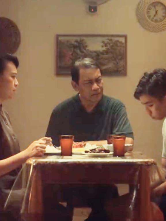 The ad, which depicts a Malay family living in a rental flat, has been taken down following criticism in some quarters. The ad, which depicts a Malay family living in a rental flat, has been taken down following criticism in some quarters.