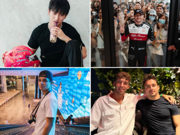 #trending: What F1 drivers are up to in Singapore — from taking taxi to drinking bubble tea and meeting fans