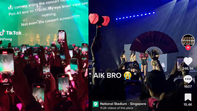 花$300看一堆手机！BLACKPINK演唱会新加坡站观众挨批