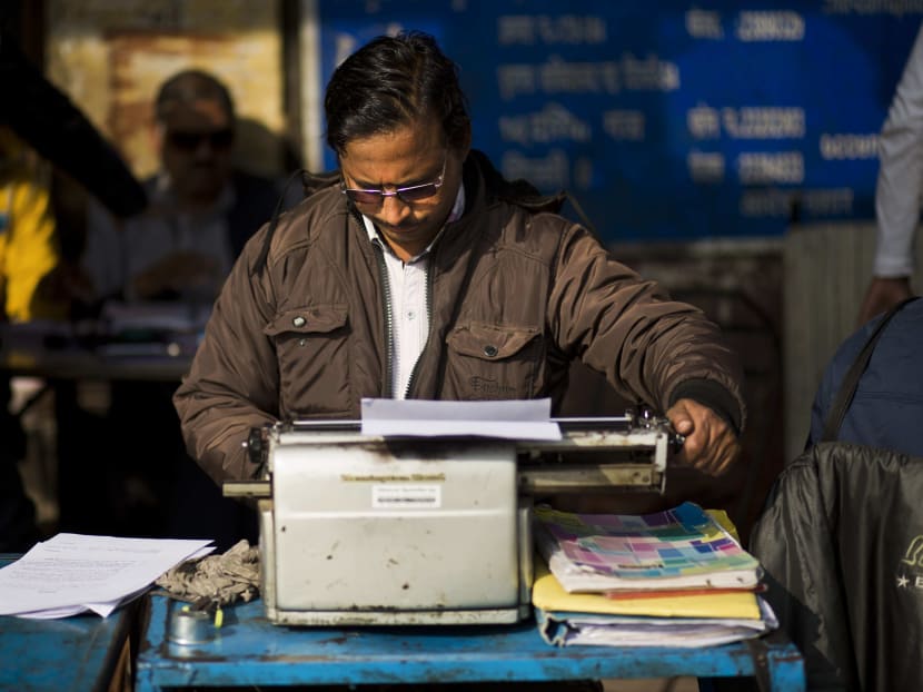 For India’s typewriters, the ribbon may have finally run out