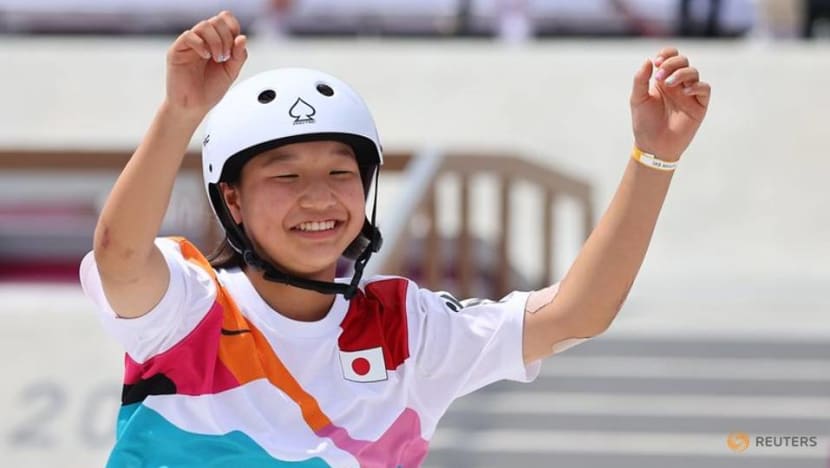 Olympics-Skateboarding-Golden generation: Japan's Nishiya leads teen skater medal rush