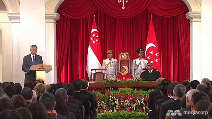 BERITA EKSTRA: Ucapan penuh PM Lee di upacara pelantikan Presiden Halimah Yacob