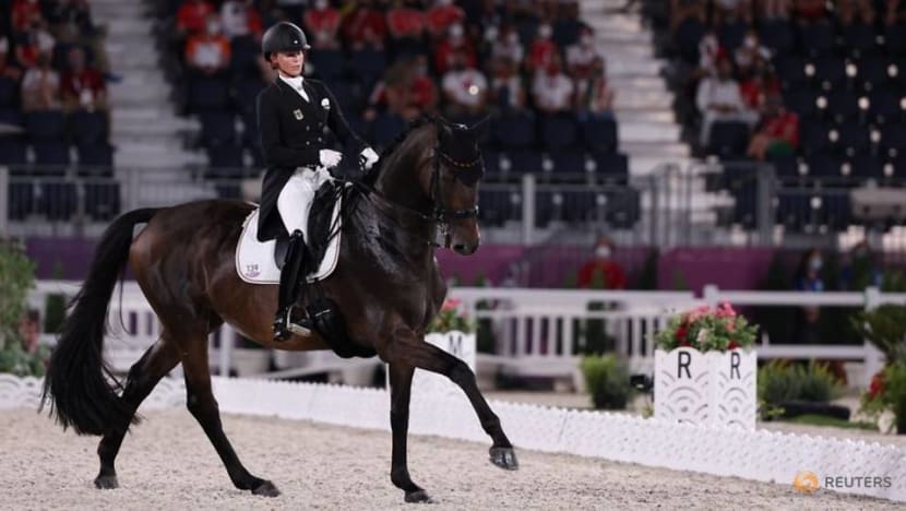 Olympics-Equestrian-Germany strike gold and silver in individual dressage Olympics-Equestrian-Germany strike gold and silver in individual dressage