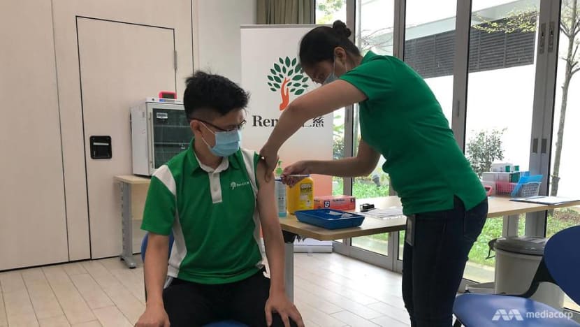 Ren Ci nursing home staff get COVID-19 vaccinations, among first in community care sector Ren Ci nursing home staff get COVID-19 vaccinations, among first in community care sector
