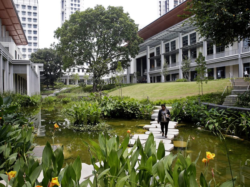 The Yale-NUS College’s 64,000 sqm campus in Clementi. TODAY file photo
