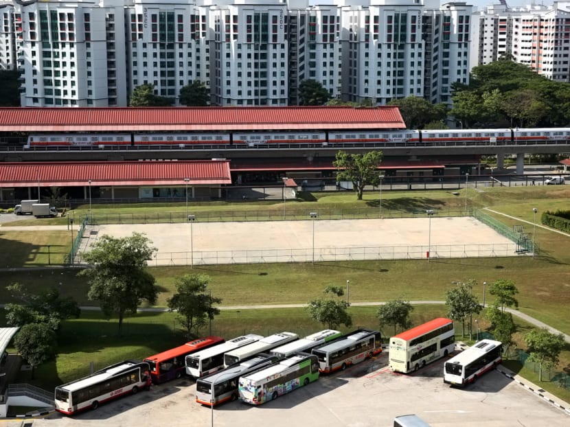 Sembawang MRT station. Public transport fares may go up soon with a revised fare formula that addresses the ‘widening gap’ between cost and fares, the Public Transport Council said on Thursday (March 22). Photo: Nuria Ling/TODAY