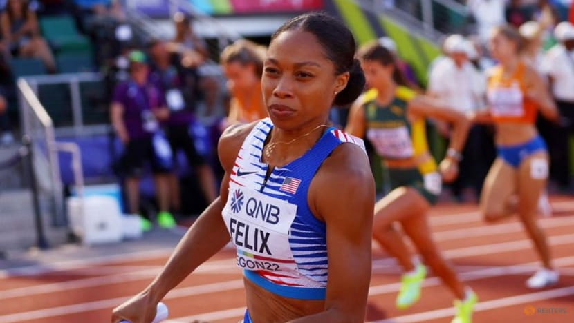Felix returns to help US women into worlds relay final Felix returns to help US women into worlds relay final