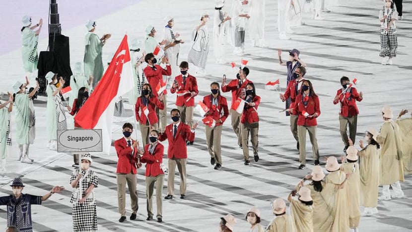 Tokyo Olympics declared open; Team Singapore led in by Loh Kean Yew and Yu Mengyu
