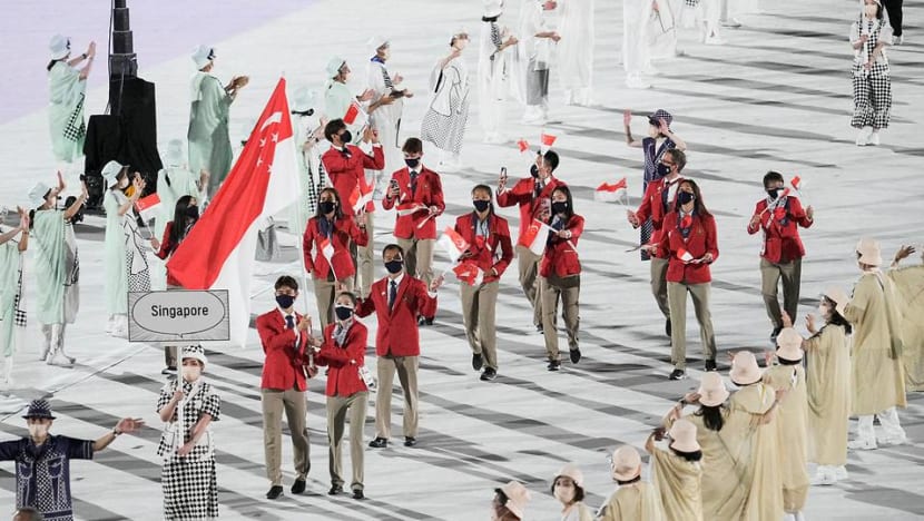 Tokyo Olympics declared open; Team Singapore led in by Loh Kean Yew and Yu Mengyu Tokyo Olympics declared open; Team Singapore led in by Loh Kean Yew and Yu Mengyu