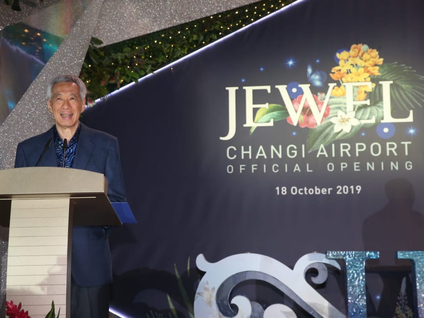 At the official opening ceremony of Jewel Changi Airport on Oct 18, 2019, Prime Minister Lee Hsien Loong said that the number of visitors there has grown to around 50 million.