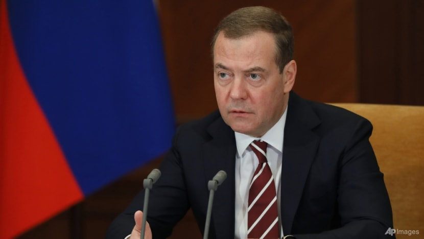 Former Russian president says more US weapons supplies mean 'all of Ukraine will burn' Former Russian president says more US weapons supplies mean 'all of Ukraine will burn'