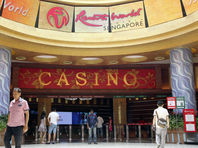 The entrance to the casino at Resorts World Sentosa on Nov 12, 2014. TODAY file photo