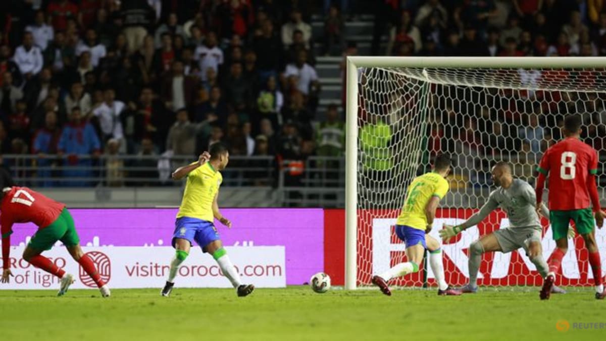 Boufal dan Sabiri mencetak gol untuk memberi Maroko kemenangan 2-1 atas Brasil