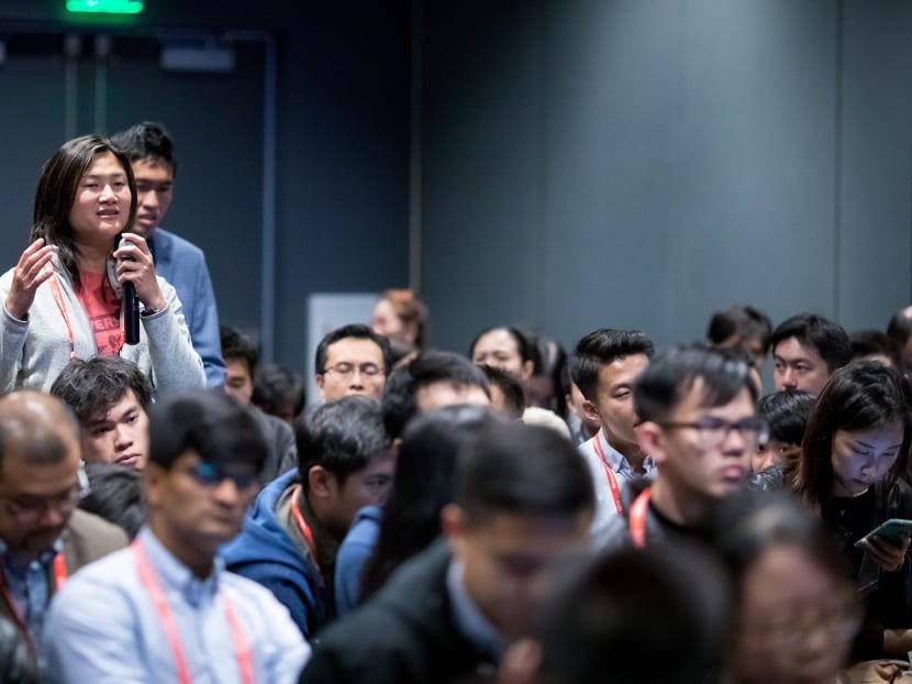 Participants at the Singapore Tech Forum in San Francisco in April this year.