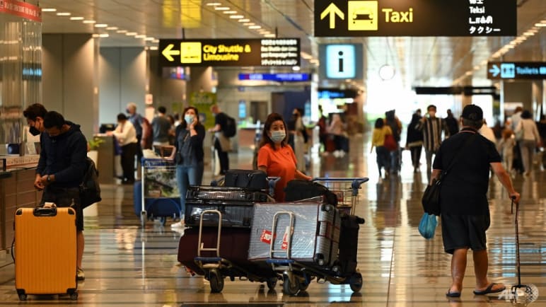 Changi Airport's passenger movements in February beat pre-COVID levels for the first time 