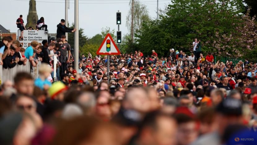 Wrexham paint town red with open-top bus parade after promotion to EFL