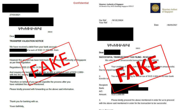 Police warn of loan scam involving fake letters or emails from banks and government agencies Police warn of loan scam involving fake letters or emails from banks and government agencies