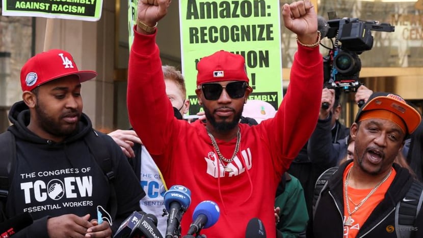 Biden takes aim at Amazon as he touts unions Biden takes aim at Amazon as he touts unions