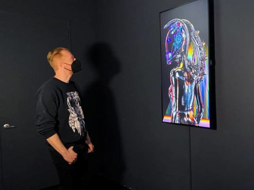 Digital art gets physical home, buyers in New York gallery Digital art gets physical home, buyers in New York gallery