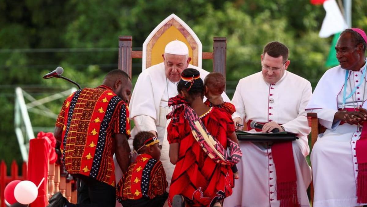 Pope Francis delivers medical supplies in visit to remote jungle town