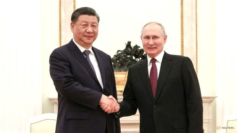 'Dear friends' Xi and Putin meet in Moscow as Russia welcomes China's Ukraine peace plan