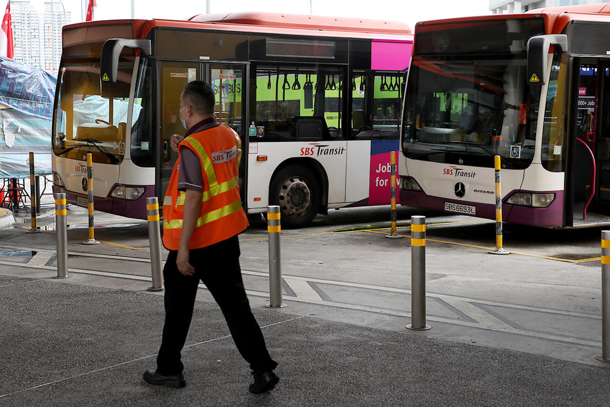 SBS Transit said that the number of bus drivers affected by Covid-19 has been on the increase, in tandem with the rise in cases within the community.
