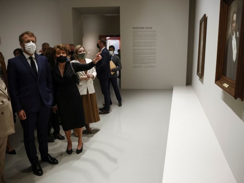 Macron inaugurates Morozov art collection exhibit in Paris Macron inaugurates Morozov art collection exhibit in Paris
