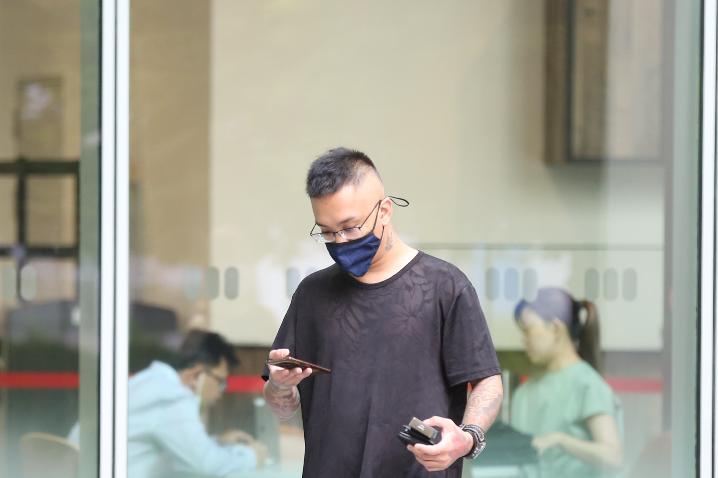 Nicholas Wang Weichou at the State Courts on April 5, 2022. Nicholas Wang Weichou at the State Courts on April 5, 2022.