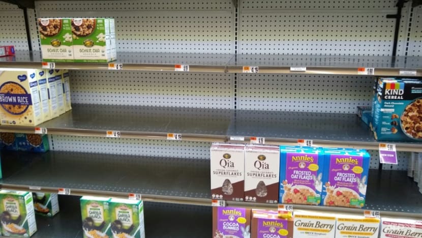Supermarket shelves go bare as Omicron disrupts US Supermarket shelves go bare as Omicron disrupts US