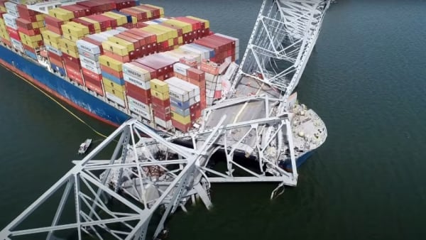 Jambatan di Baltimore runtuh: MPA akan siasat sama ada kapal kontena Dali langgar undang-undang SG 