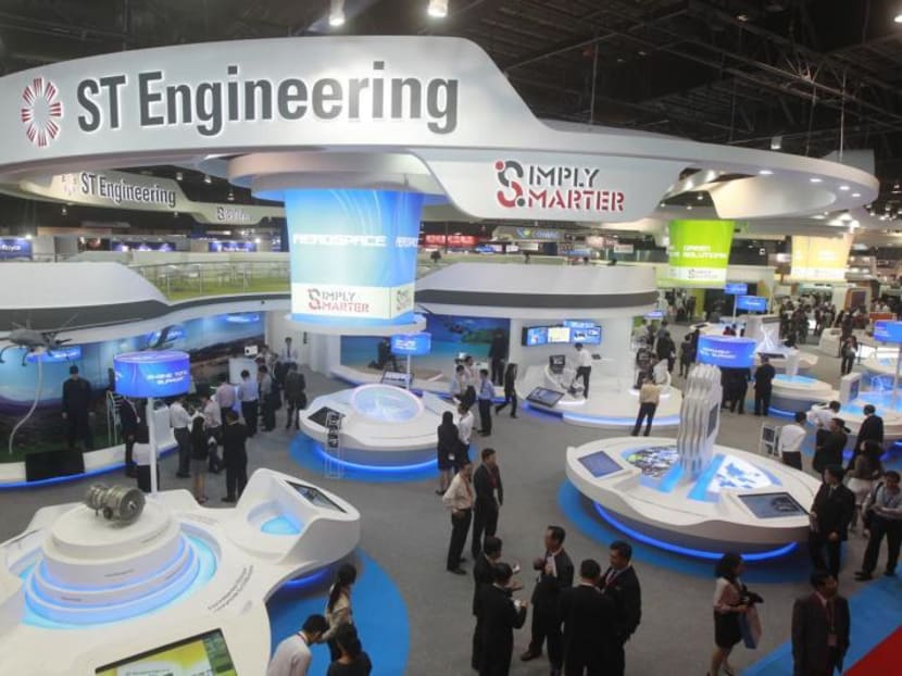 The ST Engineering booth at the Singapore Air Show 2012. TODAY file photo