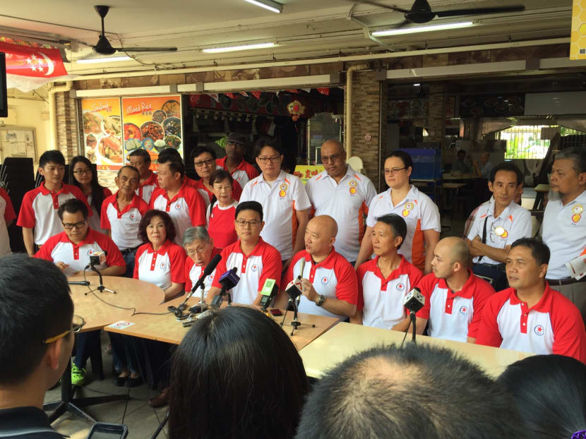 SPP-DPP unveiling its team for Bishan-Toa Payoh GRC. Photo: Valerie Koh/TODAY