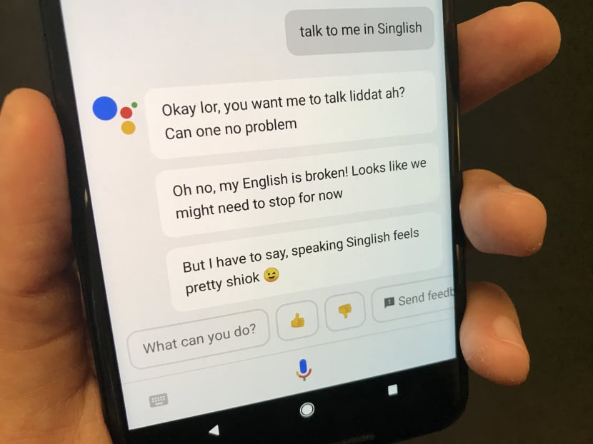 You may now ask Google Assistant to teach you how to cook Nasi Lemak, remind you to book movie tickets at Shaw Lido, find the nearest automated teller machine, or even when Hari Raya Puasa is next year. Photo: Wong Pei Ting/TODAY