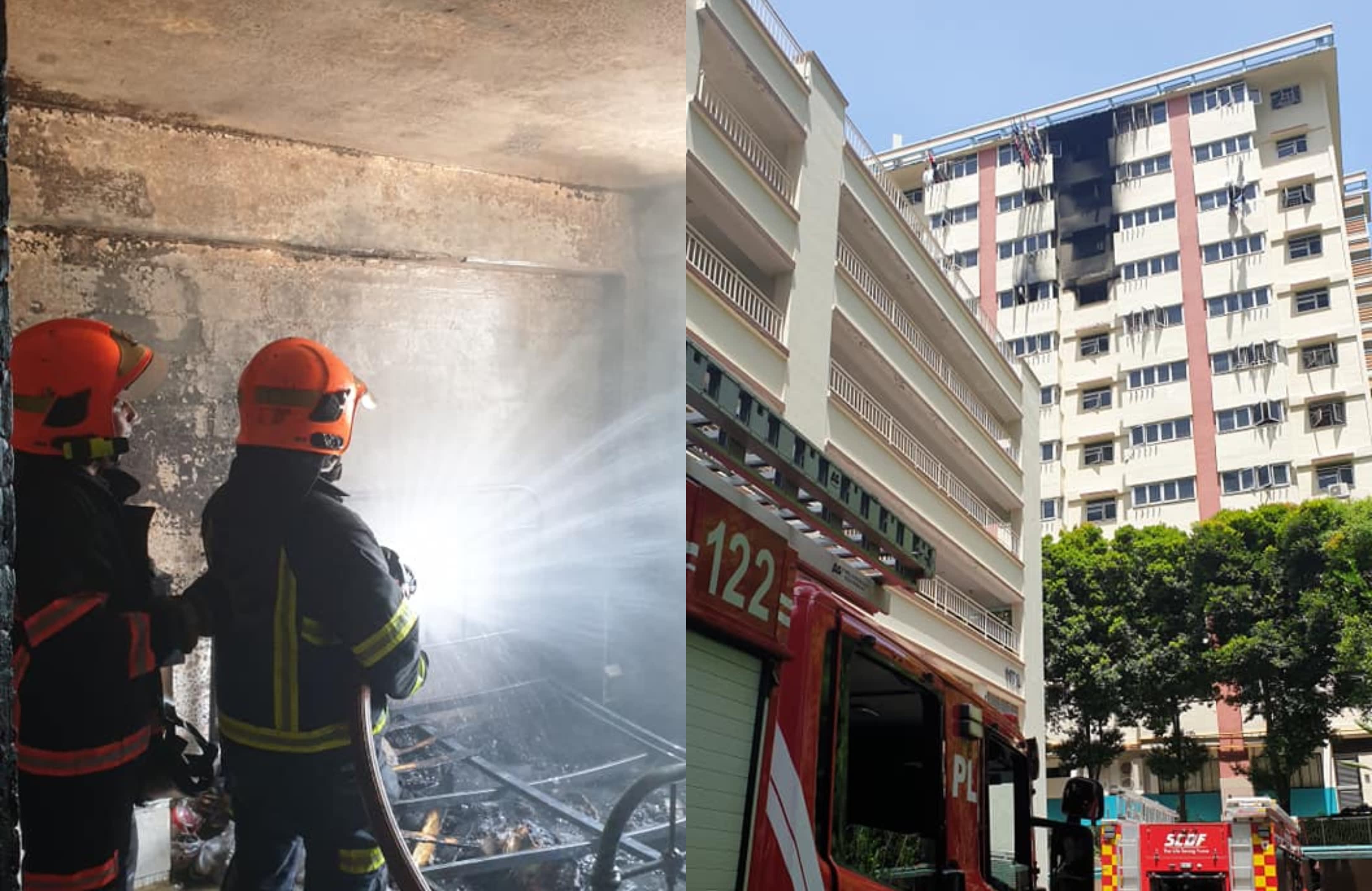 35 evacuated after fire breaks out in Jalan Bukit Merah flat 35 evacuated after fire breaks out in Jalan Bukit Merah flat