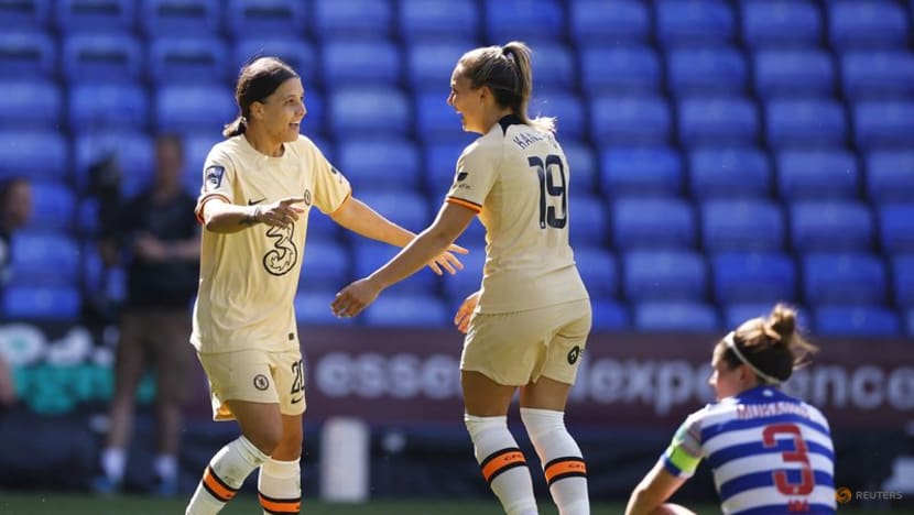Kerr nets double as Chelsea crowned WSL champions, Reading relegated