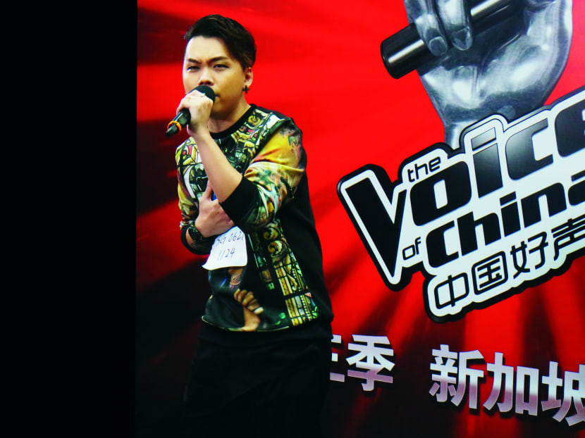 Former Singapore Idol finalist Sylvester Sim says his passion for music has 
not waned. 
Photo: Ng You Qian