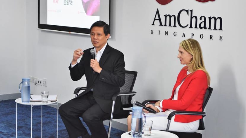 Big businesses need to help smaller players, work together to tide through COVID-19 'crisis': Chan Chun Sing Big businesses need to help smaller players, work together to tide through COVID-19 'crisis': Chan Chun Sing