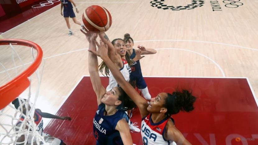 Olympics-Basketball-US women to go for seventh straight gold v hosts Japan Olympics-Basketball-US women to go for seventh straight gold v hosts Japan