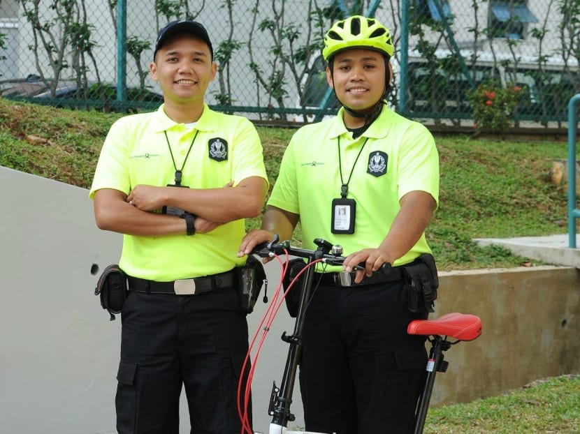 Active Mobility Enforcement Officers. Photo: LTA