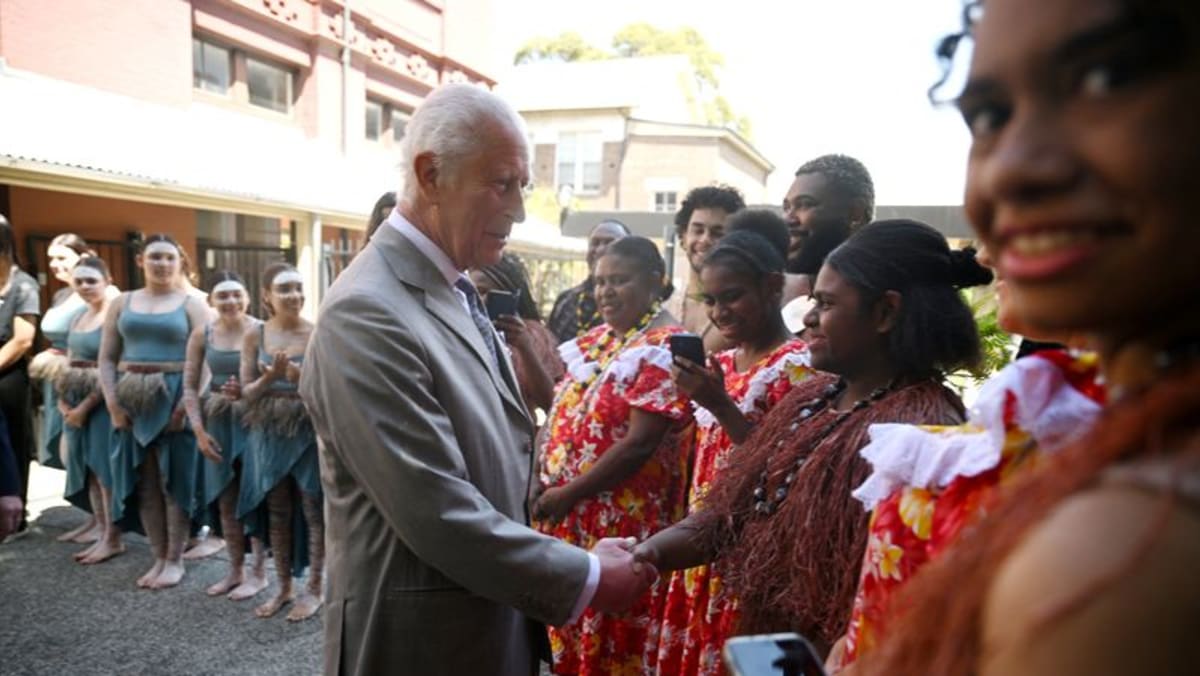 Indigenous Australian embraces King Charles at civil rights birthplace