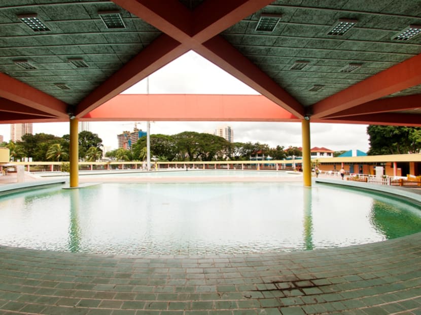 A view of the swimming pool that is part of the Delta Sports Centre before it closed for renovation on Sept 1, 2019.