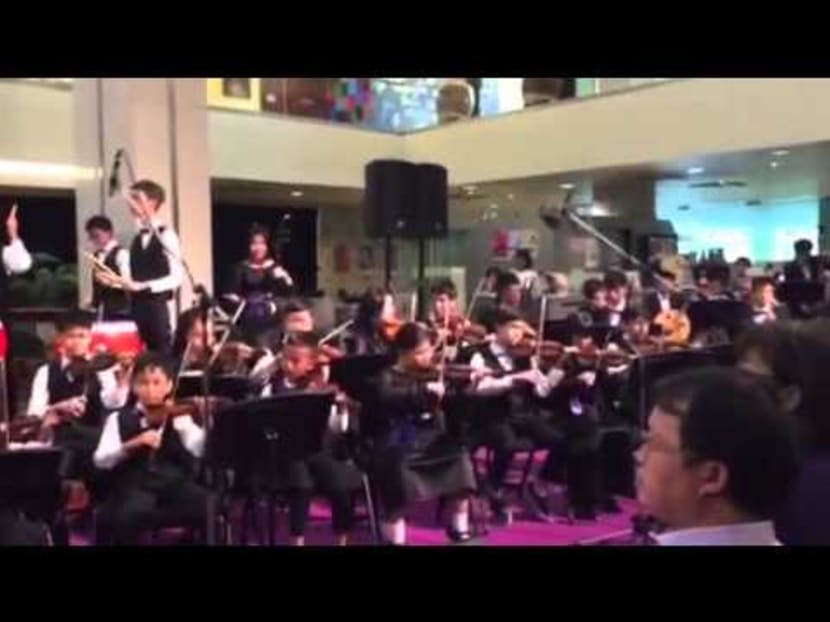 The Purple Symphony performs
