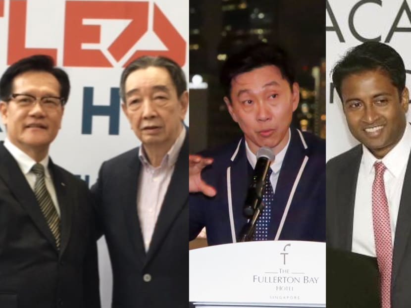Lim Kia Tong will have Teo Hock Seng on his side, while S.League club chairman Bill Ng and Krishna Ramachandra have joined forces. TODAY FILE PHOTO
