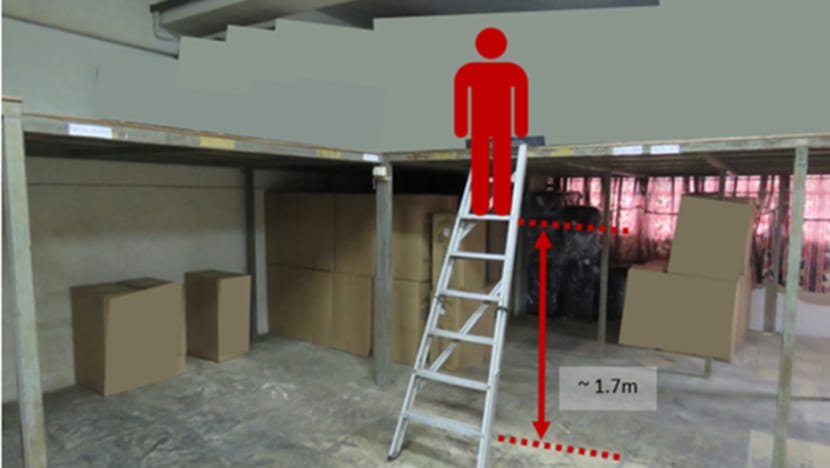 Man dies after ladder slips in Yishun workplace accident Man dies after ladder slips in Yishun workplace accident