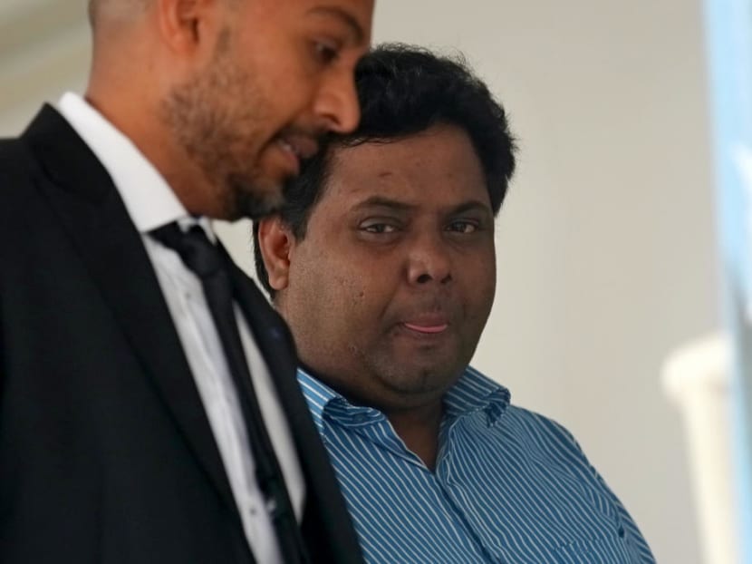 Vijayan Mathan Gopal (right) failed in his appeal against his conviction. He is found guilty on three charges of molesting an stewardess on Nov 2, 2017.